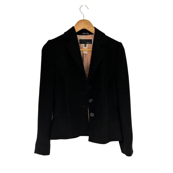 Les Copains Jacket, Size 38 Blazer , Black, Lined, Button Front, Pockets - Picture 1 of 11